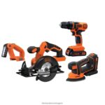 инструменти бг BLACK+DECKER Комбиниран комплект безжична бормашина 20v max powerconnect 4 инструмента V8R6ZD545 - Image 2