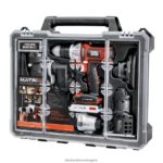 инструменти бг BLACK+DECKER Комбиниран комплект електрически инструменти с матрична бормашина 20v Комплект от 6 инструмента Комплект безжични инструменти V8R6ZD527 - Image 13