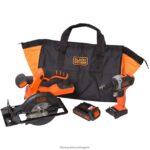 инструменти бг BLACK+DECKER Комбиниран комплект безжична бормашина/винтоверт за 20v max powerconnect циркулярен трион V8R6ZD539 - Image 3
