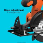 инструменти бг BLACK+DECKER Комбиниран комплект безжична бормашина/винтоверт за 20v max powerconnect циркулярен трион V8R6ZD539 - Image 6