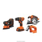 инструменти бг BLACK+DECKER Комбиниран комплект безжична бормашина 20v max powerconnect 4 инструмента V8R6ZD545 - Image 6