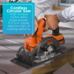 инструменти бг BLACK+DECKER Комбиниран комплект електроинструменти 20v Макс. Комплект безжични електроинструменти с 4 инструмента с 2 батерии и зарядно устройство V8R6ZD544 - Image 7