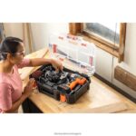 инструменти бг BLACK+DECKER Комбиниран комплект електрически инструменти с матрична бормашина 20v Комплект от 6 инструмента Комплект безжични инструменти V8R6ZD527 - Image 9