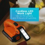 инструменти бг BLACK+DECKER Комбиниран комплект електроинструменти 20v Макс. Комплект безжични електроинструменти с 4 инструмента с 2 батерии и зарядно устройство V8R6ZD544 - Image 9