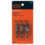 инструменти бг BLACK+DECKER комплект адаптери за контакти 3 бр V8R6ZD758 - Image 5