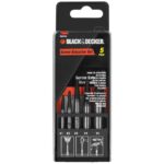 инструменти бг BLACK+DECKER комплект винтови екстрактори 5 бр V8R6ZD759 - Image 2