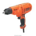 инструменти бг BLACK+DECKER комплект електрическа бормашина 3/8 инча 6,0 ампера с кабел V8R6ZD570 - Image 2