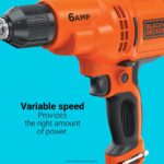 инструменти бг BLACK+DECKER комплект електрическа бормашина 3/8 инча 6,0 ампера с кабел V8R6ZD570 - Image 5