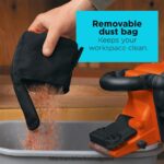 инструменти бг BLACK+DECKER лентов шлайф с торба за прах 7-amp 3-инча на 21-инча V8R6ZD645 - Image 11