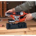 инструменти бг BLACK+DECKER лентов шлайф с торба за прах 7-amp 3-инча на 21-инча V8R6ZD645 - Image 5