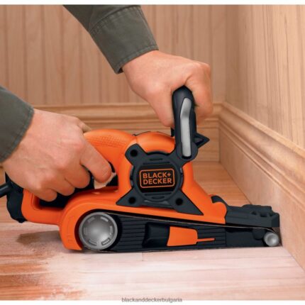 инструменти бг BLACK+DECKER лентов шлайф с торба за прах 7-amp 3-инча на 21-инча V8R6ZD645