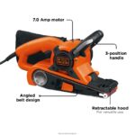 инструменти бг BLACK+DECKER лентов шлайф с торба за прах 7-amp 3-инча на 21-инча V8R6ZD645 - Image 7