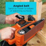инструменти бг BLACK+DECKER лентов шлайф с торба за прах 7-amp 3-инча на 21-инча V8R6ZD645 - Image 8