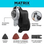 инструменти бг BLACK+DECKER матрична осцилираща приставка за многофункционални инструменти с кутия за съхранение V8R6ZD684 - Image 6
