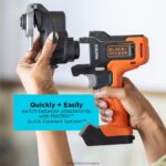 инструменти бг BLACK+DECKER матрична осцилираща приставка за многофункционални инструменти с кутия за съхранение V8R6ZD684 - Image 8