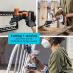инструменти бг BLACK+DECKER матрична осцилираща приставка за многофункционални инструменти с кутия за съхранение V8R6ZD684 - Image 9