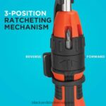 инструменти бг BLACK+DECKER отвертка с тресчотка 10 бита V8R6ZD604 - Image 3