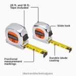 инструменти бг BLACK+DECKER пакет рулетка 25-футов и 16-футов V8R6ZD612 - Image 2