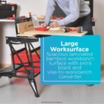 инструменти бг BLACK+DECKER преносима работна маса workmate с капацитет от 425 до 550 паунда V8R6ZD689 - Image 17