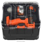 инструменти бг BLACK+DECKER matrix 20v max комплект бормашина включва приставка за прободен трион кутия за съхранение батерия и зарядно устройство V8R6ZD524 - Image 2