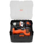 инструменти бг BLACK+DECKER matrix 20v max комплект бормашина включва приставка за прободен трион кутия за съхранение батерия и зарядно устройство V8R6ZD524 - Image 5