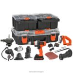 инструменти бг BLACK+DECKER matrix 20v max комплект електрически инструменти включва акумулаторна бормашина 8 приставки и куфар за съхранение V8R6ZD529