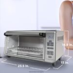 кухня бг BLACK+DECKER 8-слойна цифрова изключително широка конвекционна фурна V8R6ZD384