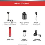 кухня бг BLACK+DECKER кухненска пръчка 3 комплект без съхранение червена V8R6ZD259 - Image 6
