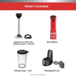 кухня бг BLACK+DECKER червен кухненски блендер с пръчка V8R6ZD253 - Image 5