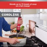 кухня бг BLACK+DECKER червен кухненски блендер с пръчка V8R6ZD253 - Image 6