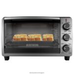 кухня бг BLACK+DECKER черна конвекционна фурна 6-филии или 9-инчова пица V8R6ZD377