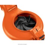 на открито бг BLACK+DECKER 12 ампера 3 в 1 електрически вентилатор с вакуумен мулчер V8R6ZD443 - Image 4