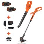 на открито бг BLACK+DECKER 20v макс. захранване 10 инча 2в1 комбиниран комплект безжичен тример за подстригване/метач V8R6ZD435 - Image 4