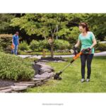на открито бг BLACK+DECKER 20v макс тример с струна, 2-скоростен 12-инчов безжичен тример V8R6ZD484