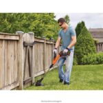 на открито бг BLACK+DECKER 20v макс тример с струна, 2-скоростен 12-инчов безжичен тример V8R6ZD484 - Image 3