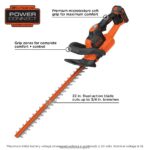 на открито бг BLACK+DECKER 20v максимум литиев 22-инчов тример за жив плет V8R6ZD514 - Image 8
