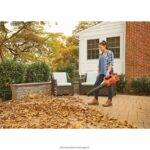 на открито бг BLACK+DECKER 20v max вентилатор за листа аксиален 2.0-ah V8R6ZD430 - Image 3