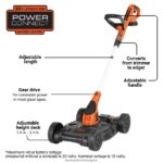 на открито бг BLACK+DECKER 20v max литиева 12-инчова компактна косачка 3 в 1 V8R6ZD414 - Image 7