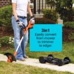 на открито бг BLACK+DECKER 20v max литиева 12-инчова компактна косачка 3 в 1 V8R6ZD414 - Image 8
