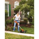 на открито бг BLACK+DECKER 3-в-1 тример за подстригване/кантиране и косачка за трева 6,5-amp 12-инчов с кабел V8R6ZD416 - Image 2