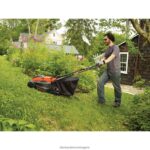 на открито бг BLACK+DECKER 40v max безжична косачка за трева с включени батерия и зарядно устройство V8R6ZD419