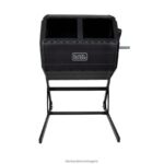 на открито бг BLACK+DECKER двукамерен барабанен компостер 40 галона V8R6ZD410 - Image 5