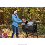 на открито бг BLACK+DECKER двукамерен барабанен компостер 40 галона V8R6ZD410 - Image 7