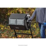 на открито бг BLACK+DECKER двукамерен барабанен компостер 40 галона V8R6ZD410 - Image 10