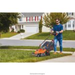 на открито бг BLACK+DECKER електрическа косачка за трева 12-amp 17-инча V8R6ZD420