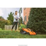 на открито бг BLACK+DECKER електрическа косачка 13 ампера с кабел V8R6ZD417 - Image 3