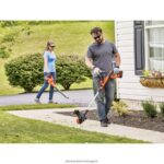 на открито бг BLACK+DECKER Комбиниран комплект литиево-струнен тример/чистачка с напрежение 40v V8R6ZD441