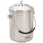 на открито бг BLACK+DECKER контейнер за компост от неръждаема стомана 166 oz. V8R6ZD409 - Image 2