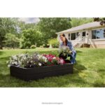на открито бг BLACK+DECKER повдигнато градинско легло 5 фута с възможност за персонализиране и лесно сглобяване V8R6ZD408