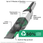 почистване бг BLACK+DECKER безкабелна ръчна прахосмукачка reviva 8v max със зарядно устройство, филтър и инструмент за четка V8R6ZD10 - Image 13